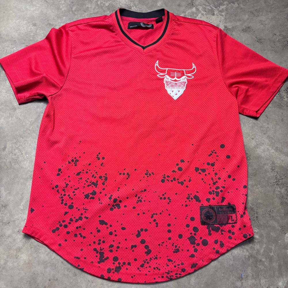 Authentic Chicago Bulls 23 Men”s Jordan Jersey Size Large